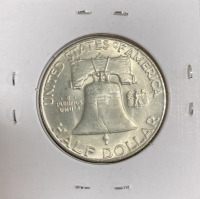 1952-D MS65FBL Full Bell Line Franklin Half Dollar - 2