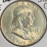 1952-D MS65FBL Full Bell Line Franklin Half Dollar - 3