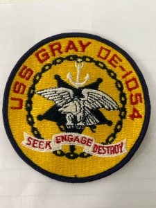(1) Vintage Original U.S.S. Gray Destroyer Patch (1) Vintage Original US Navy John R. Craig Patch (1) U.S.S. Charles P. Cecil Patch (1) U.S.S. Duluth Patch