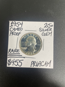 1954 PR69CAM Rare Cameo Gem Proof Quarter