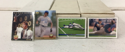(3) Boxes Of Approximately (1250+) NBA, MLB And NFL Cards Including Players Such As Barry Foster, Leroy Hoard, Tom Hodson, Michael Cage, Michael Tucker, Phil Hiatt, Dave Nied, Benoit Benjamin And More