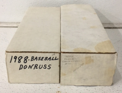 (2) Boxes Of Approximately (1200) NBA And MLB Cards Including Players Such As Latrell Sprewell, Sam Cassell, Robert Horry, Bryn Smith, Billy Ripken And More