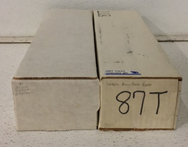 (2) Boxes Of Approximately (1000+) MLB And NBA Cards Including Players Such As Ricky Henderson, Bob Kearny, Bruce Ruffin, Don Mattingly, Dennis Eckerly, Jose Canesco, Steve Fry, Marquis Grissom, Andres Galarraga And More