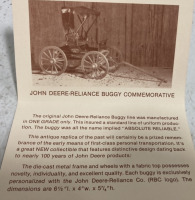 (2)John Deere- Reliance Buggy 1899-1923 Replica - 4