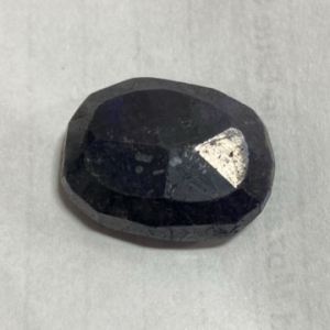 Cut and Faceted Mozambique Blue Sapphire 24.45 Carat