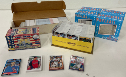 (7) Boxes (2000+) Baseball Cards