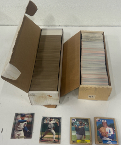 (2) Boxes (1000+) Baseball Cards