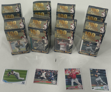 (8) Boxes (800+) Baseball Cards
