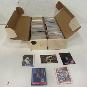 (2) Boxes (1000+) Baseball Cards