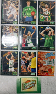 Basketball Heroes Collector Set of 9 Larry Bird Cards #19-27