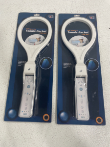(2) Wii Tennis Rackets For Wii