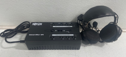 Tripp-Lite UPS & Night Hawk Aviation Headphones