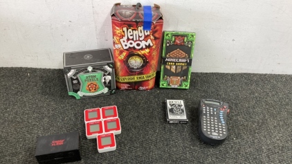 Scrabble Flash, Minecraft Card Game And More