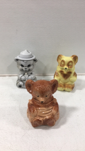 (3) Animal Themed Cookie Jars