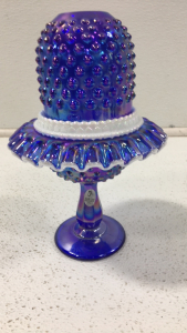 Fenton Carnival Glass Fairy Lamp