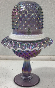 Fenton Carnival Glass Fairy Lamp