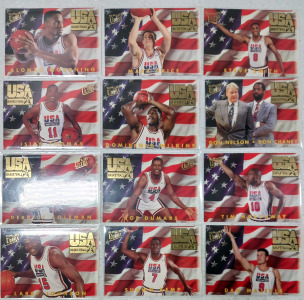 1993-94 Fleer Ultra USA Dream Team Olympics NBA Basketball Card Set of 8