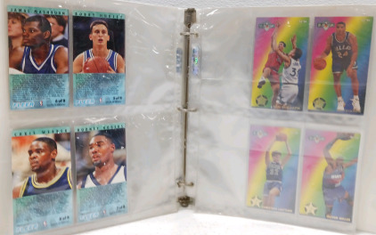 40+ Early 1990's Basketball Collectible Card Sets In Protective Binder/Sleeves