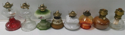 (8) Hurricane Lamps