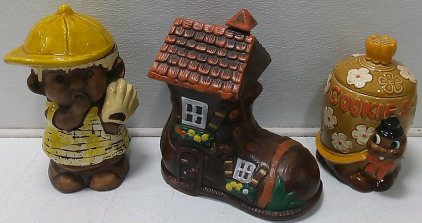 (3) Cookie Jars