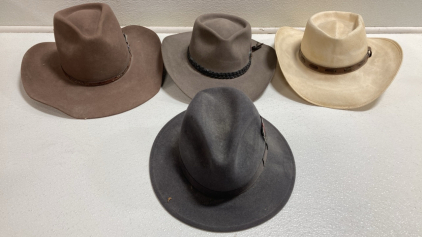 (4) Small Men&rsquo;s Hats - Assorted Styles