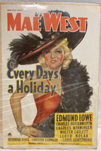 Vintage Style Mae West Movie Poster
