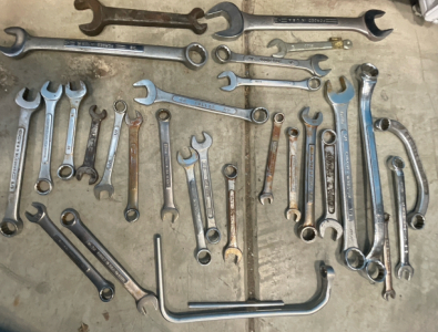Random Sizes Of Open End Wrench&rsquo;s Forged