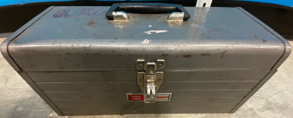 Sears Craftsman&rsquo;s Tools Box w/ Screw Drivers & Other Tools