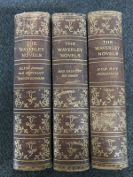 SET OF (9) 19TH CENTURY WAVERLY NOVELS BY SIR WALTER SCOTT BART. 1913 EDITION. - 2