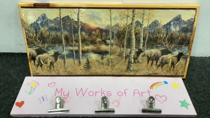 (2) Paintings With Hangers