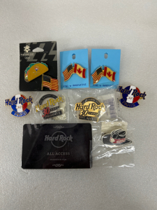 VINTAGE HARD ROCK PINS, SALT LAKE 2002 PINS, NASHVILLE PIN