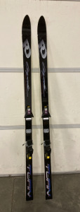 RD COYOTE ALL MOUNTAIN SKIS BY RESEARCH DYNAMICS WITH SALOMON BINDINGS