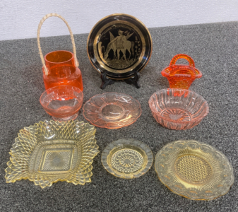 BEAUTIFUL VINTAGE STYLE GLASS TABLEWEAR DISPLAY PIECES