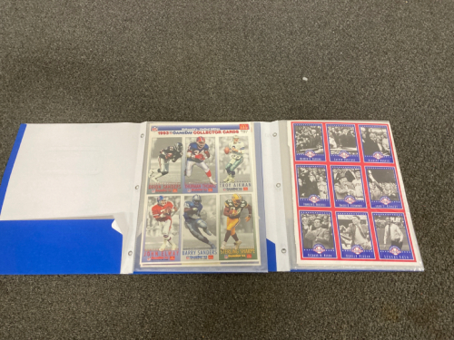 (3) UNCUT 1993 MCDONALDS LIMIT EDITION TRADING CARDS SHEETS, PRESIDENTIAL PITCHERS UNCUT TRADING CART SHEET, (4) FAMOUS BASEBALL STADIUM TRADING CARDS UNCUT SHEETS, WINTER OLYMPIC UNCUT TRADING CARD SHEET