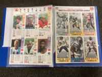 (3) UNCUT 1993 MCDONALDS LIMIT EDITION TRADING CARDS SHEETS, PRESIDENTIAL PITCHERS UNCUT TRADING CART SHEET, (4) FAMOUS BASEBALL STADIUM TRADING CARDS UNCUT SHEETS, WINTER OLYMPIC UNCUT TRADING CARD SHEET - 4