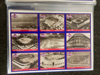 (3) UNCUT 1993 MCDONALDS LIMIT EDITION TRADING CARDS SHEETS, PRESIDENTIAL PITCHERS UNCUT TRADING CART SHEET, (4) FAMOUS BASEBALL STADIUM TRADING CARDS UNCUT SHEETS, WINTER OLYMPIC UNCUT TRADING CARD SHEET - 6