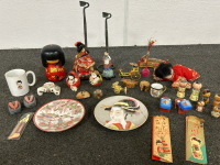 ASIAN THEMED KNICK KNACKS, SALT & PEPPER SHAKERS AND MORE