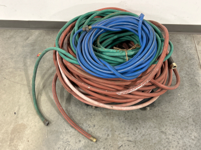 (4) DIFFERENT LENGTH GARDEN HOSES