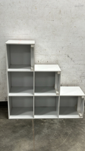 WHITE 6 CUBE ORGANIZER