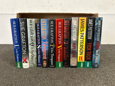 NOVELS BY SUE GRAFTON AND JAMES PATTERSON