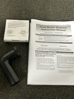 AMERICAN STANDARD FOOD WASTE DISPOSER WITH 1-1/4 HP, INSTRUCTION MANUAL-BOX IS BEAT UP BUT PRODUCT LOOKS TO BE NEW - 3