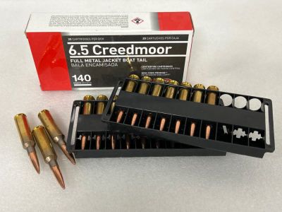 BOX OF 6.5 CREEDMOOR 140 GR.