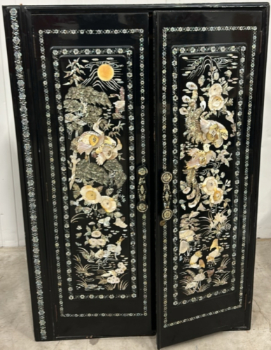 Vintage Mother Of Pearl Cabinet &mdash;SP9