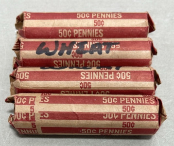 (200) Wheat Pennies Dated Between 1909-1958