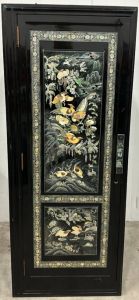 27 1/2’’ x 26 1/2’’ x 68’’ Vintage Mother Of Pearl 1 Door Cabinet (SP9)