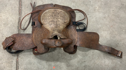 Leather Designed Horse Saddle