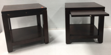 (2) End Tables & More. ( All items in SP-10)