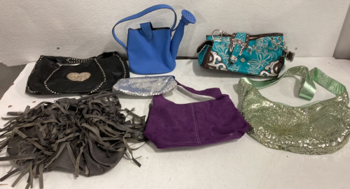 (7) Assorted Hand Bags