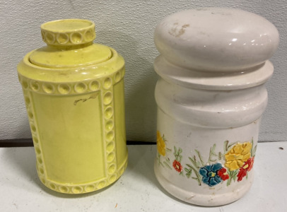 (2) Collectible Ceramic Cookie Jars