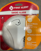 (2)First Alert Smoke Alarm Includes 9volt Battery New In Box - 2